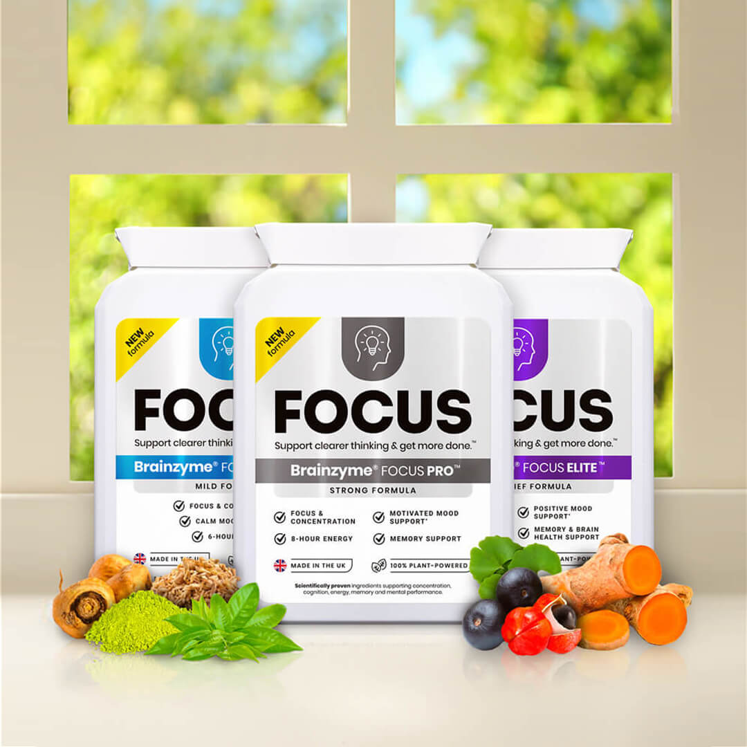 Ingrédients Brainzyme® FOCUS™ : composition complète des 3 formules