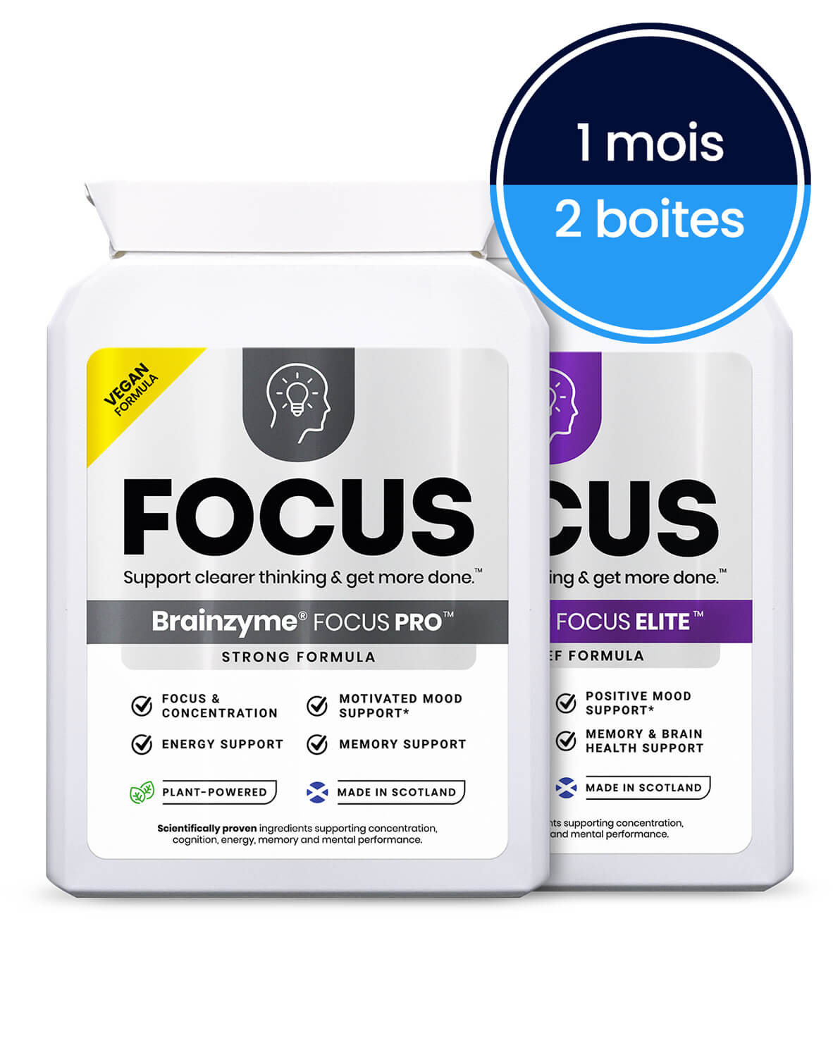 Brainzyme® FOCUS PRO™ + ELITE™