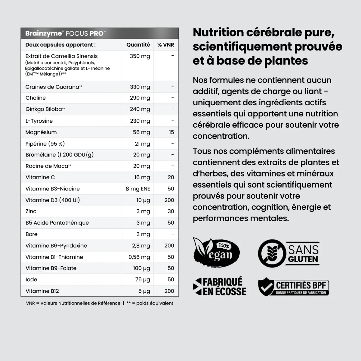 Brainzyme® FOCUS PRO™.
