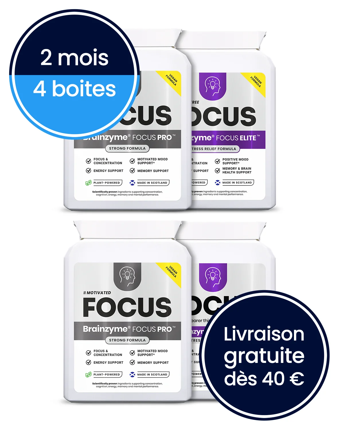 Brainzyme® FOCUS PRO + ELITE™