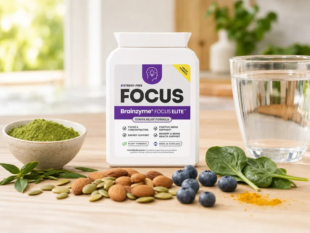 FOCUS ELITE&trade; et des aliments soutenant une concentration sans stress