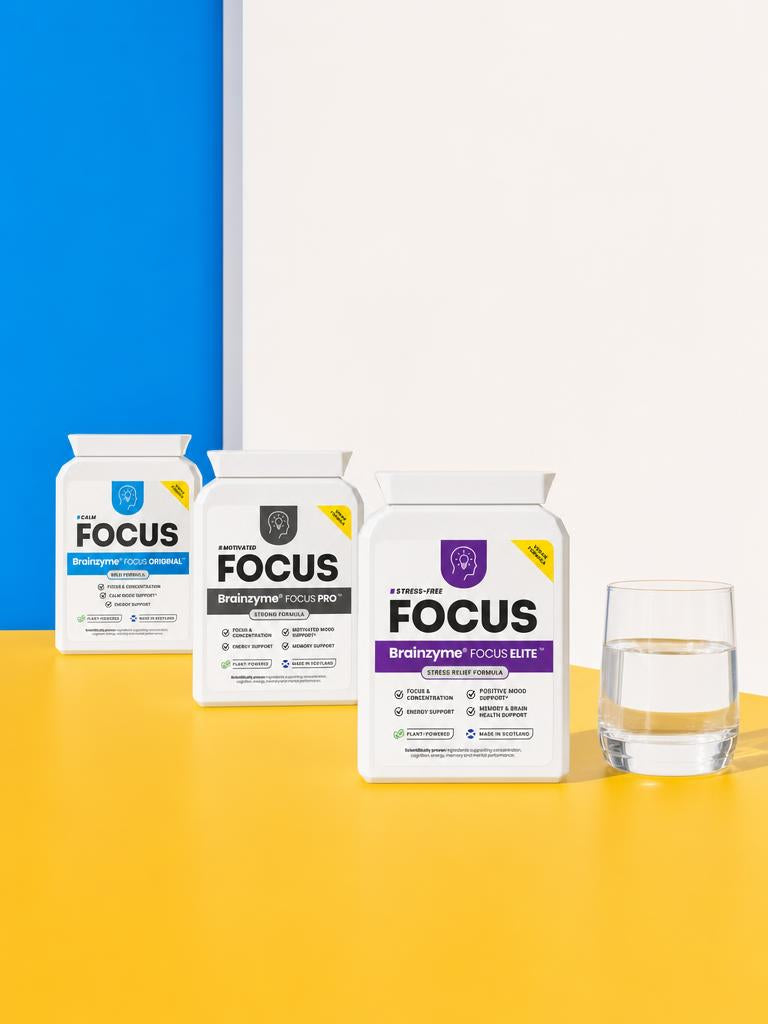 Coffret de d&eacute;marrage Brainzyme&reg; FOCUS&trade; &mdash; FOCUS ELITE, PRO et ORIGINAL r&eacute;unis